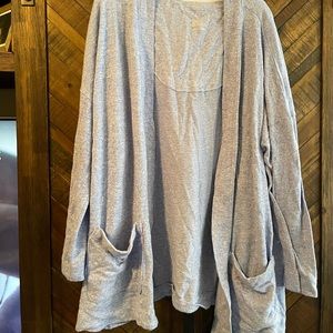 Blue Cardigan with Pockets